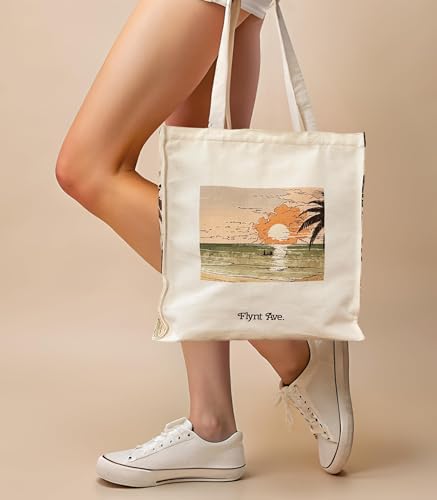 Bolso Tote de Lona con Bolsillo Interior con Cierre miniatura 3