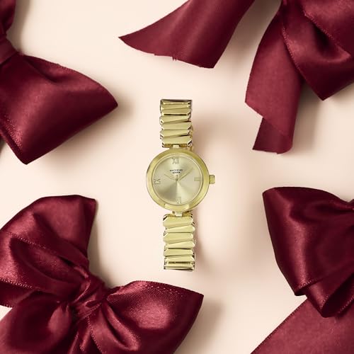 Image of Sonata Poze 8 Quartz Analog with IPG Dial IPG Alloy Strap Watch for Women - SP80172YM01W