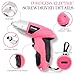 WRENZO 3.6V Pink Cordless Screwdriver Set, 151Pcs Home Tool Kit with Magnetic Bits & LED Light - Rechargeable Power Drill for Women DIY, USB-C Fast Charging​
