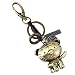 MoGist Llavero creativo tejido animal zodiaco forma de animales colgante llavero llavero llavero decorativo (tigre)