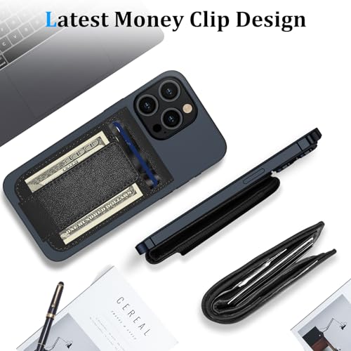 Image of for MagSafe Wallet, Magnetic Phone Wallet with Adjustable Stand & Money Clip, Detachable Magnetic Wallet for iPhone 16 /15 /14 /13 /12 Pro Max Plus, 10+ Cards Holder