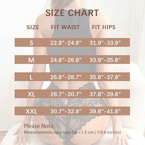 Women's V-Waist Lace Underwear, High-Waisted Soft Panties, Lightweight and Comfortable2