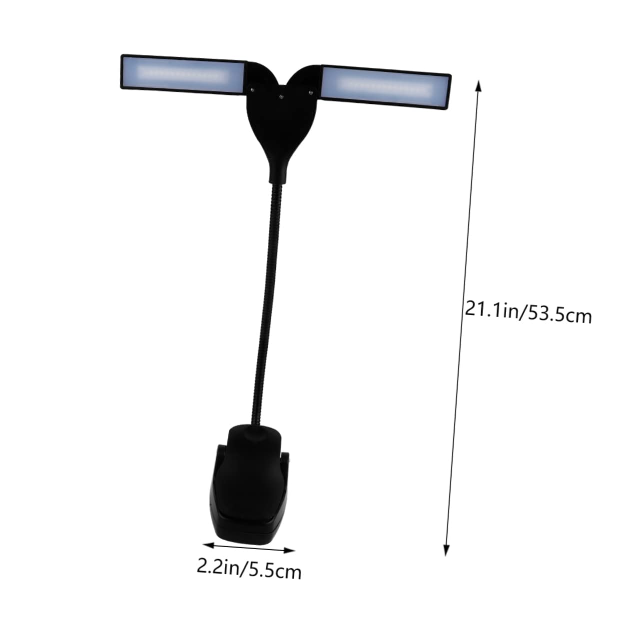 NULYLU Piano Score Stand Light 28 Led Beads 180°Rotate 3 Brightness Levels Perfect for Bedside Study Music Practice