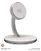 Produktbild andi be free® Wireless Desktop Fast Charger 15W weiss, Wireless Ladestation, Qi kompatibel, magnetischer Halt, sichere Befestigung, induktive Ladestation, kabellos und schnell laden, Schutzhülle