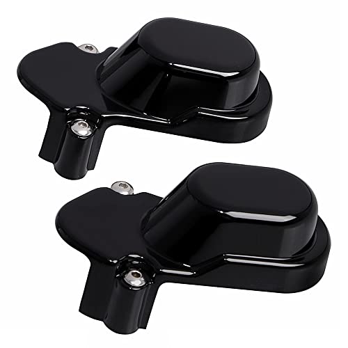 Motorcycle Black Rear Axle Nut Cover Bolt Cap Kit Fork Tube Cap For Harley Sportster Iron Xl 883 1200 48 72 2005-2017 (Pack 2) #TOP5