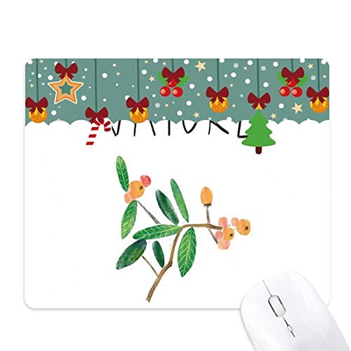 Tapis de souris de bureau Natural Plants Soloisland pour ambiance de Noël