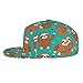 Fashion Baseball Cap Animals Sloth Art Dad Cap for Girls and Boys, Fitted Breathable Baseball Bucket Cap Headwear