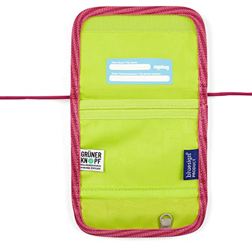 ergobag Torba na klatkę piersiową, przegródka na monety, okienko na szczęście - jagody, jagody, jeden rozmiar, Orsaubar