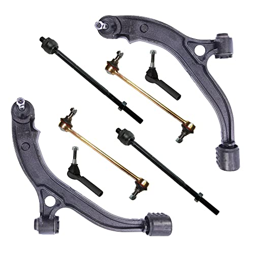 ATEC Germany 2x bras de suspension avant en bas ˆ gauche ˆ droite, 2x barres d'accouplement avec t te de barre d'accouplement, 2x barres d'accouplement avant, Compatible avec CHRYSLER VOYAGER IV (RG,