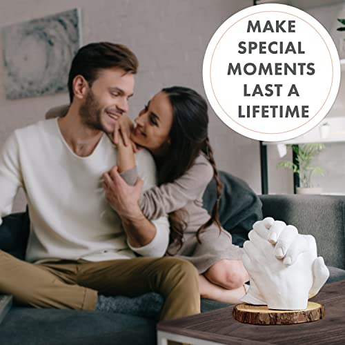 Hand Casting Kit By Craft It Up! | Diy Plaster Molding Sculpture Kit | Hand Molds Casting Kit For Couples | Valentine's Day Gifts | Wedding | Anniversary | Baby Hand Feet Mold Keepsake #TOP6