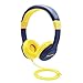 EasySMX M110 Lightweight On-Ear Music Headphone Stylish Braided Fabric Design In-line Control with Microphone for PC/Smartphones/MP4/MP3 3.5mm Plug(Black & Red)
