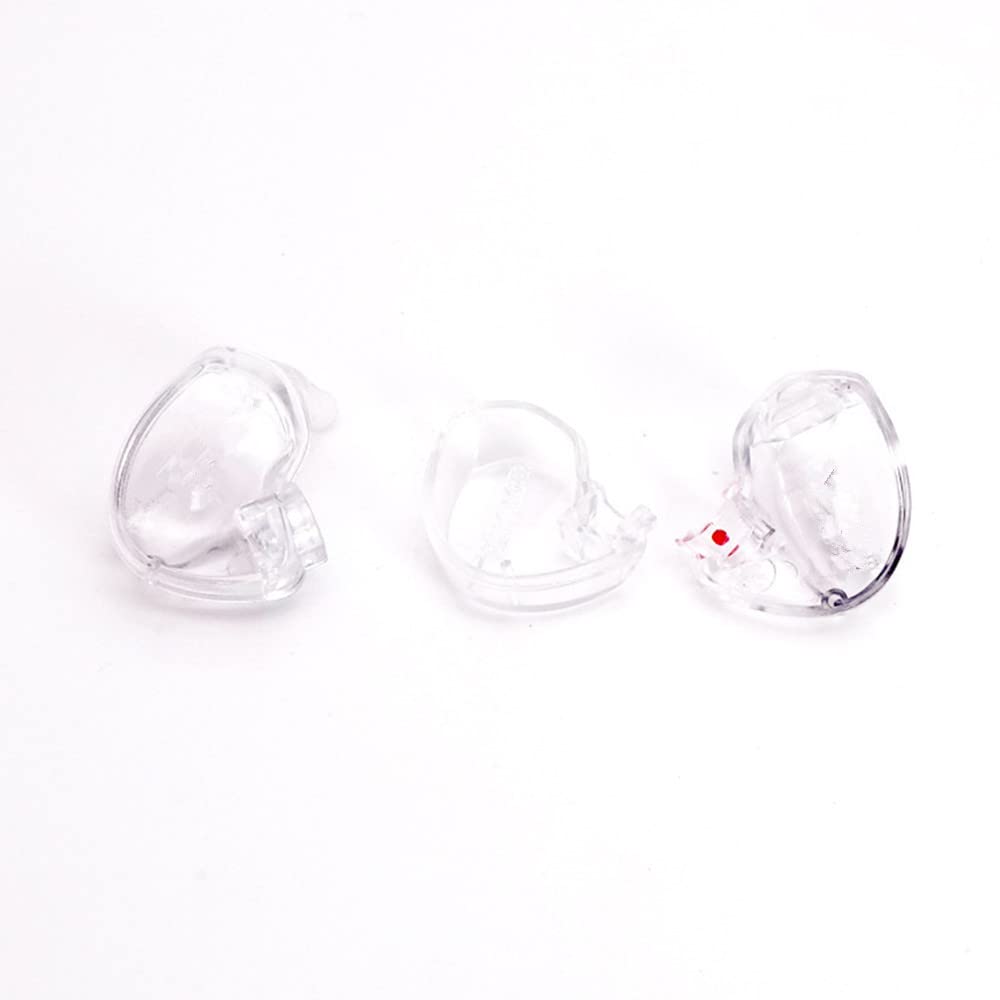 Amazon.co.jp: 1 ペア DIY クリア イヤホン家シェル ケース Shure用