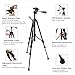 PREXISO Professional Laser Level Tripod - 61 Inch Sturdy Aluminum Tripod for Laser Levels, Lightweight Extendable Tripods Stand with Bag, Anti-Slip Feet, Quick Release Plate with 1/4