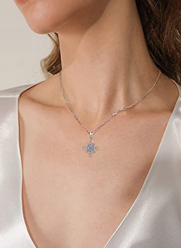 Amuleto de Plata con Ópalo Nudo Celestial para Mujer Amuleto de Plata con Ópalo Nudo Celestial para Mujer