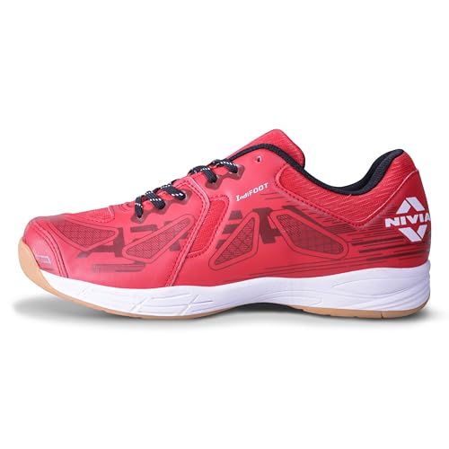 Image of Nivia Appeal 2.0 Badminton Shoes for Mens, Your Secret Weapon for Court Domination, Stylish, Supportive, and Built to Win, Non-Marking Badminton Sports Shoes