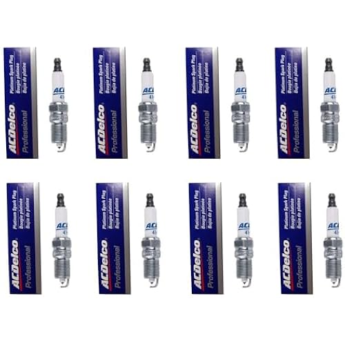 ACDelco 41-962 Professional Platinum Spark Plug, (8)