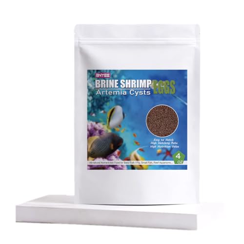 BNYEE Brine Shrimp Eggs for Aquatic Foods Baby & Fry Foods The Popular 90% Hatch GSL Brine Shrimp...