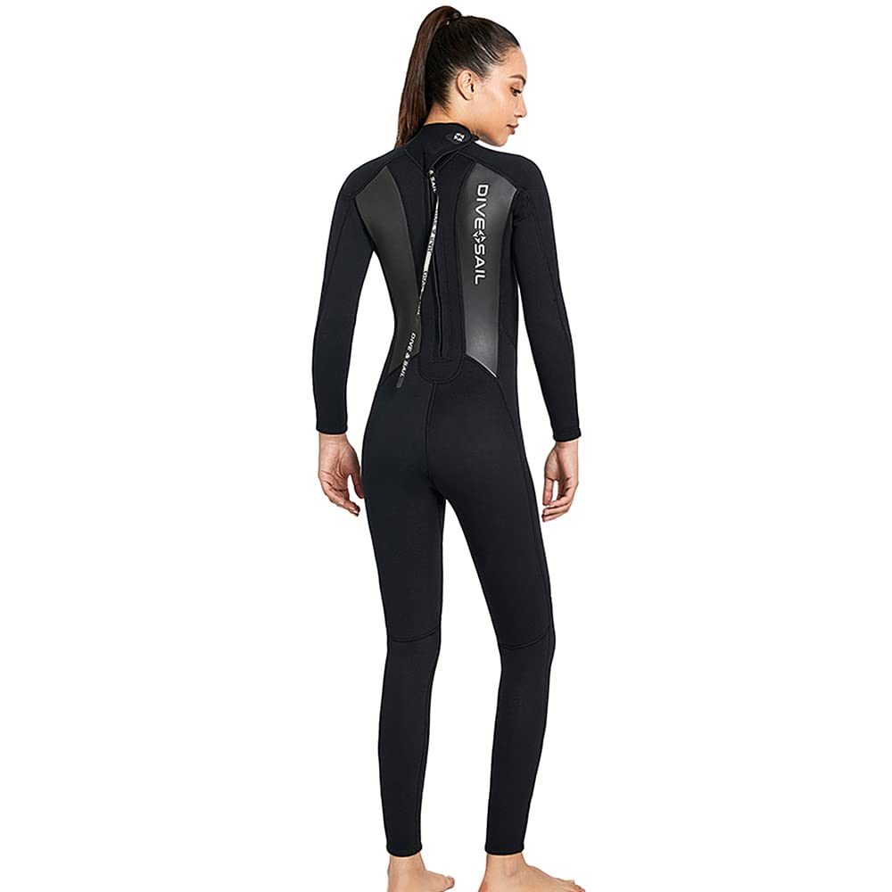 Traje de Neopreno de 3 mm para Mujer, Traje de Buceo de Cuerpo Completo para esnórquel, Surf