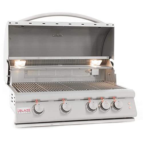 Blaze Marine Grade Stainless Steel Built-In Natural Gas Grill With Lights (Blz-4Lte2Mg-Ng), 32-Inch #TOP1