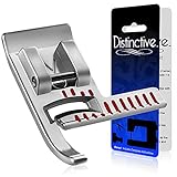 Distinctive Stitch Guide Sewing Machine Presser Foot - Fits All Low Shank Snap-On Singer*, Brother, Babylock, Euro-Pro, Janome, Kenmore, White, Juki, New Home, Simplicity, Elna and More!