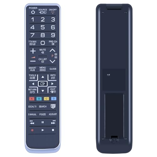 GOUYESHO Telecomando di ricambio AA59-00543A per Samsung Smart TV UE40D7000 UE46D7000 UE60D8000 UE60D8090 UE55D7000 UE60D8080 UE48D8000 UE55D8000 UE55D7000 00LSXZ; F