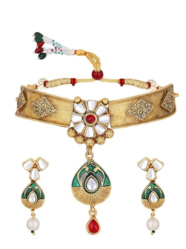 Juego de joyas de cobre y latón para bodas y fiestas DMZ-2459