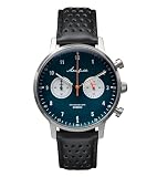 AKERFALK Cronografo Quarzo Meccanico Acciaio Ibrido Blu Nero Orologio Uomo