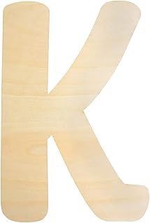 Wooden Letters K Large Wooden Letters 12 Inch Unfinished Wood Letters for Wall Decor