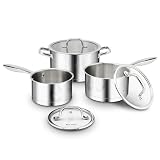 Rorence 1.5qt 2.5qt and 6qt 3-Piece Set