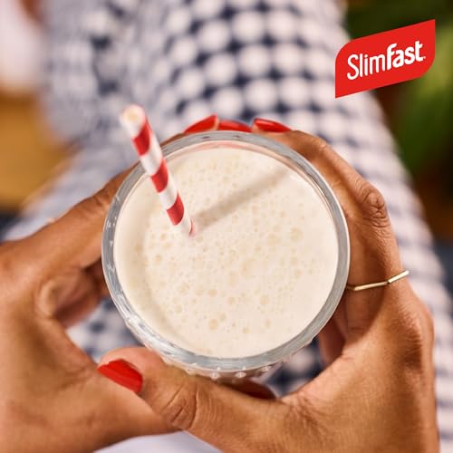 SlimFast Milchshake Pulver Vanille I Kalorienreduzierter Diät-Shake mit hohem Eiweißanteil I Diät-Pulver für eine gewichtskontrollierende Ernährung I Nur 225 Kalorien pro Protein-Shake I 365 g