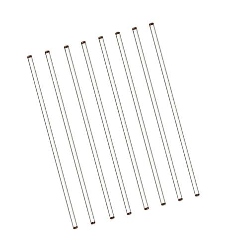 Saini_MEDICOS Glass Stirring Rod Used for Chemistry lab 150mmx6mm Long,Laboratory Stirrer for Mixing Chemicals (Set of 24)