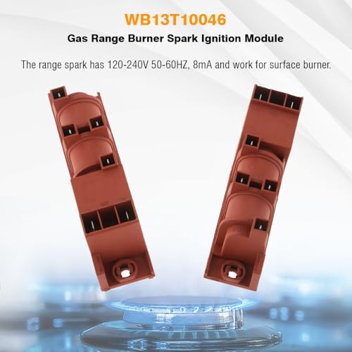 WB13T10046 Spark Module for GE Whirlpool Kenmore Hotpoint Gas Range 120-140V Genuine OEM Oven/Stove Cooktop Range Hood lgniter AP3778816 PS952864 WB13T10038 WB02X11172 WB13T10079 1063613 - Thumbnail 2