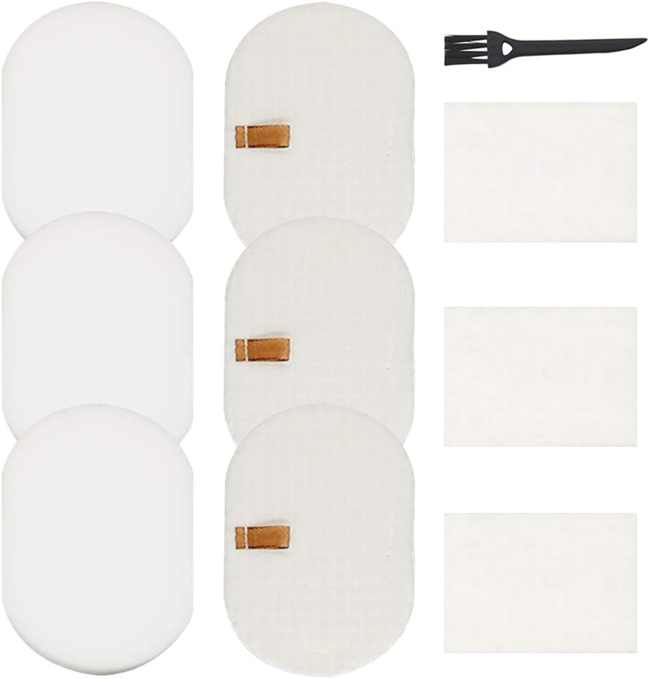 Dttery 3 Pack Filters Kit Replacement for Shark Rocket Powerhead Upright Vacuum AH400, AH400C, AH401, AH452, AH452W, AH454Q Part XFFH400 XEXFH400