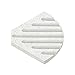 Transolid SOAPDISH03-A8 Decor 5-1/2-Inch Corner Soap Dish, Matrix White