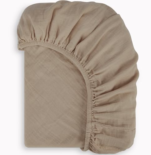 Bioweaves Organic Cotton Bassinet Sheet, Irish Cream, 33