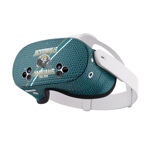 Peau autocollant couverture Meta Quest 3S NFL Jacksonville Jaguars vinyle autocollant