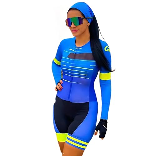 Combinaison cyclisme femme contre les frottements vêtement une pièce manches courtes gris
