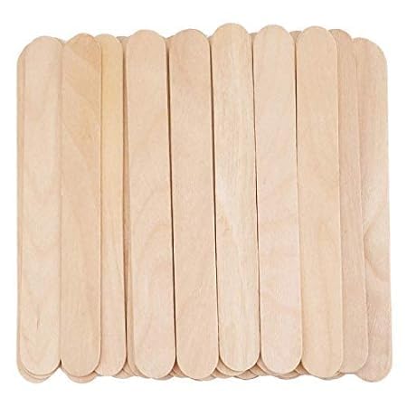 SANWALSA [Pack of 200, 6 inch] Disposable Wooden Waxing Applicator Sticks | Non-Sterile Tongue Depressors | Spatulas for D... - Review, Price and Buying Guide
