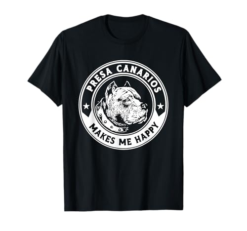 Presa Canarios me hace feliz Presa Canario Camiseta