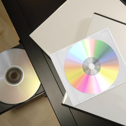 Caja de CD de 10 piezas en poliestireno resistente para guardar discos 6