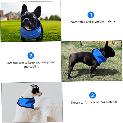 Serviette rafraîchissante pour chien écharpe anti coup de chaleur