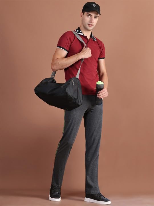 Image of FYLTR Men's Casual Joggers - Elasticated Waist with Drawstring | Solid Color | Trackpants for Men