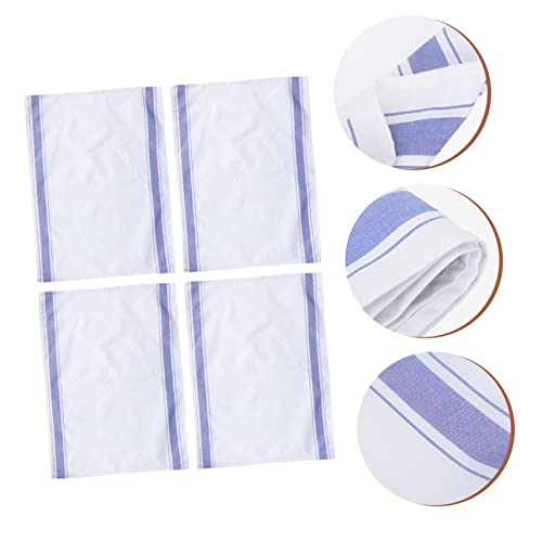 Ipetboom 4 Peças De Pano Acessório De Jantar Fornecimento De Guardanapo De Pano Doméstico Pano De Li