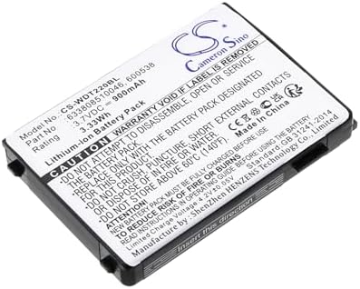 Cameron Sino Battery for Unitech PT630,HT630,PT630D,PT650,HT650 900mAh - 2