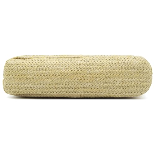 Image of Fozehlad Straw Clutch Purse for Women, Woven Straw Beach Crossbody | Raffia Envelope Wallet, Fold Over, Chain Shoulder Bag