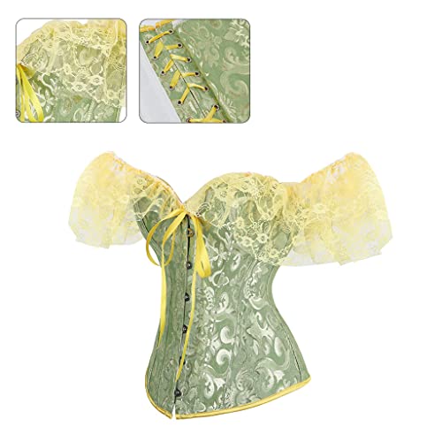 Top bustier dentelle haut de gamme style corset gothique chic - 2