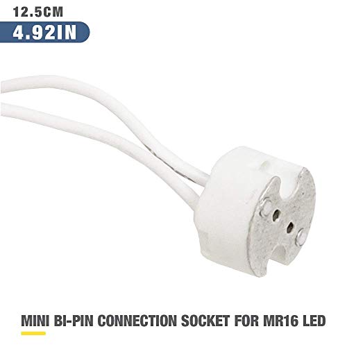 Demasled 5-Pack Mini Bi-Pin Socket Led Light Mr11 Mr16 Halogen Bulbs Base Lamp Gu5.3 G4 Gu4 Gu5.3 Gu6.35 Gy6.35 Gx5.3 Gz4 #TOP1
