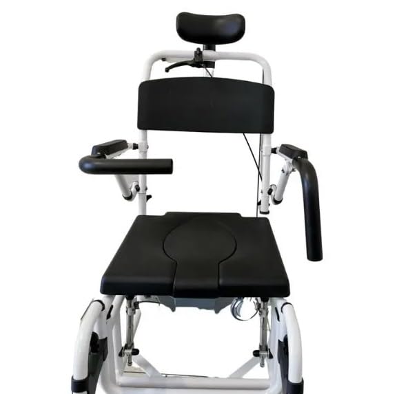 SEDIA COMODA DOCCIA BASCULANTE - BRACCIOLI RIBALTABILI - Suprema