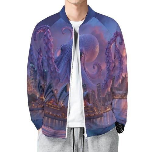 Blouson homme printemps été léger Sydney Octopus veste zippée ville