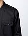 Dickies mens Long-sleeve work utility button down shirts, Black, Medium US